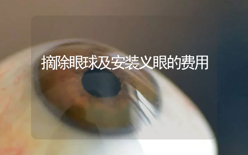 摘除眼球及安装义眼的费用